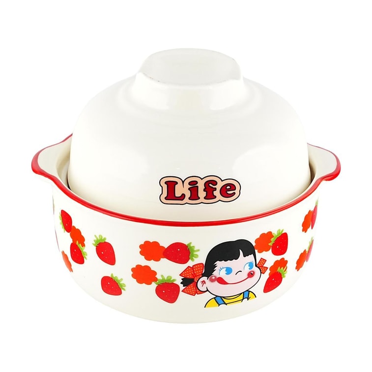 Ramen Bowl, Strawberry Girl, Two sets bowl:, 25.4 fl oz + 16.9 fl oz 3