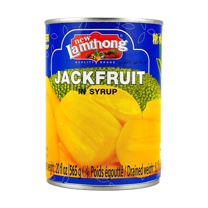 泰國 New Lam Thong聯通 糖水菠蘿蜜罐頭 565g【可製作蛋糕烘焙甜點等】