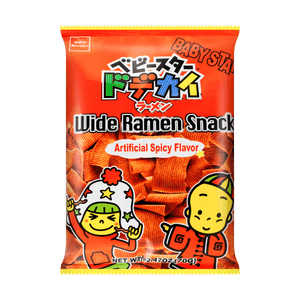 日本BABYSTAR贝贝星 宽拉面干脆面  麻辣味 70g