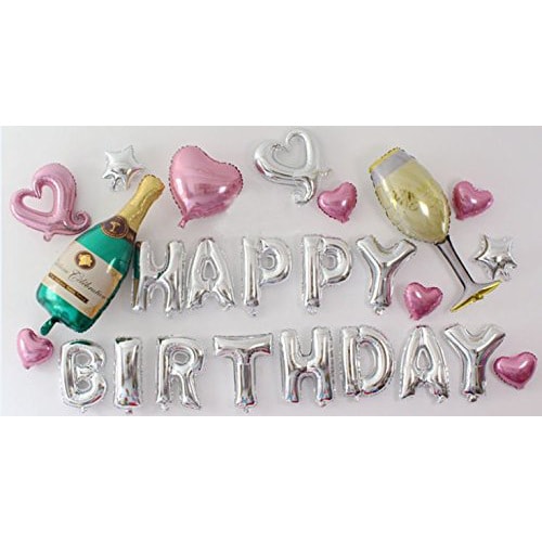 putwo birthday balloons 16 inch foil balloons happy birthday