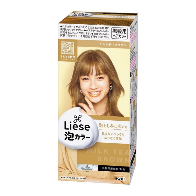 LIESE PRETTIA Bubble Hair Dye #Milk Tea Brown 108ml