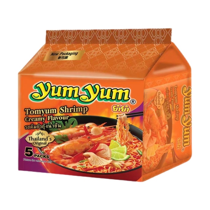 【中国直邮】 泰国 养养 泰国冬阴功汤面 5包*1袋