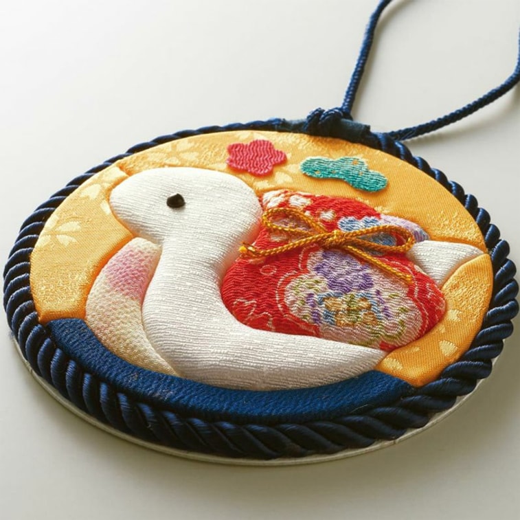 【日本直郵】日本 SAKURAHORIKIRI CO 2025蛇年幹支系列 吉祥蛇背福袋掛件護身符2個 工具包DIY手工 3