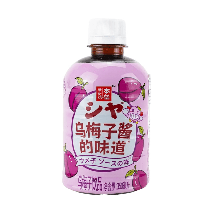 本壘 烏梅子醬的味道 烏梅子果味酸梅湯飲料 350g