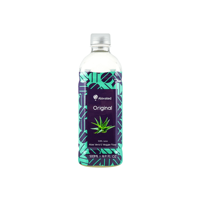 Alovated - Original Aloe Veggie Fiber Drink, 16.9fl oz