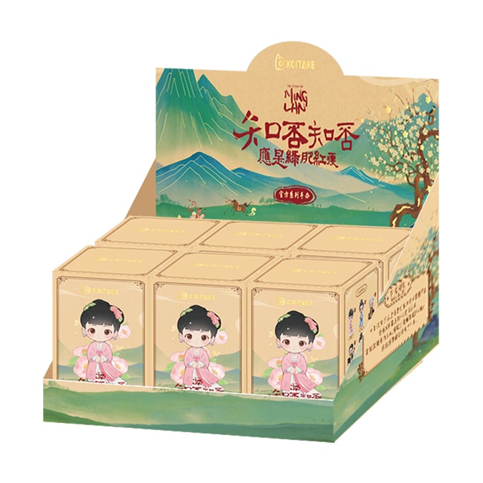 Ming Lan 이야기 공식 시리즈 블라인드 박스 피규어, 8개