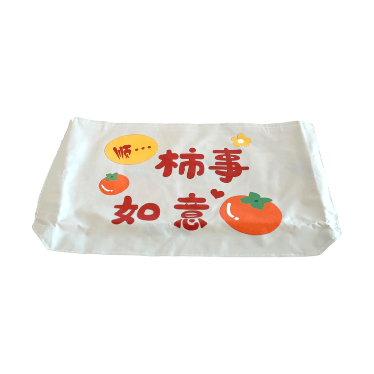 Waterproof Apron Persimmon with Good Luck Design 4