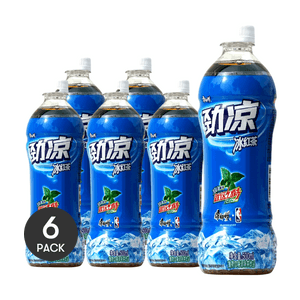 Cool Cold Ice Black Tea Iced Mint Tea, 16.9 fl oz *6【6 Packs】
