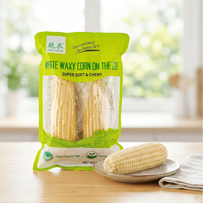 White Waxy Corn On The Cob,2pc, 14.1 oz