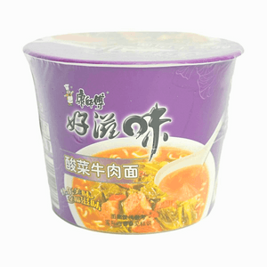 康师傅 好滋味 酸菜牛肉面 109g【经典风味】
