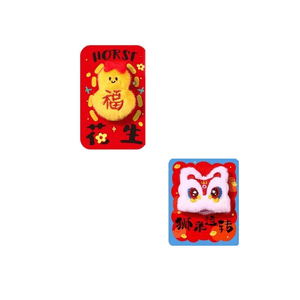 Year Of Horse Stereo Refrigerator Stick Peanut + Lion To Run 13.1*8.4cm*2