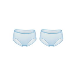 Seamless Underwear for Women Silky Smooth Light Blue M 2pcs