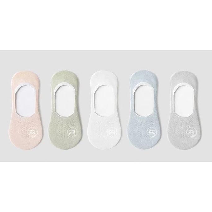 Summer invisible pure cotton boat socks