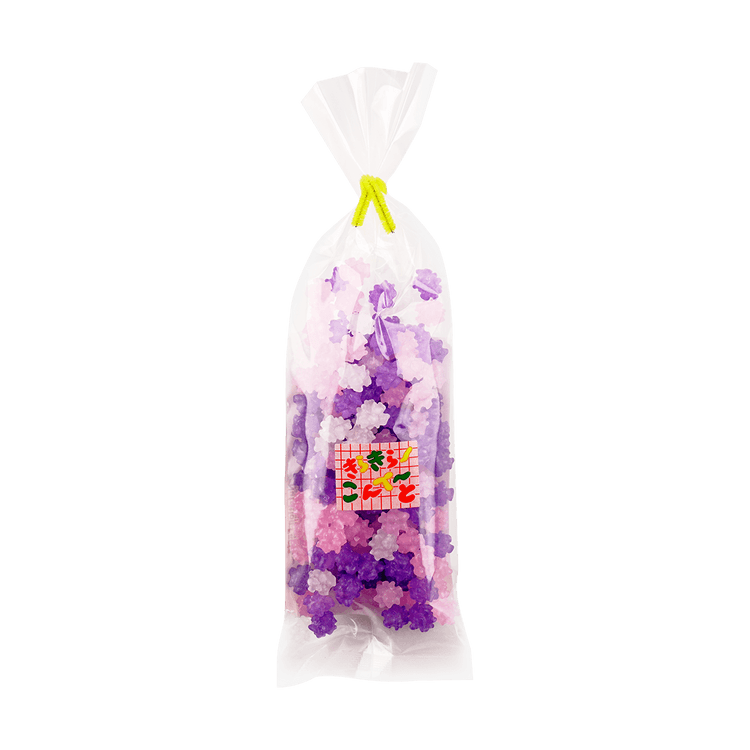 SEIKI Konpeito Japanese Sugar Confetti, Wisteria Purple Color 65g