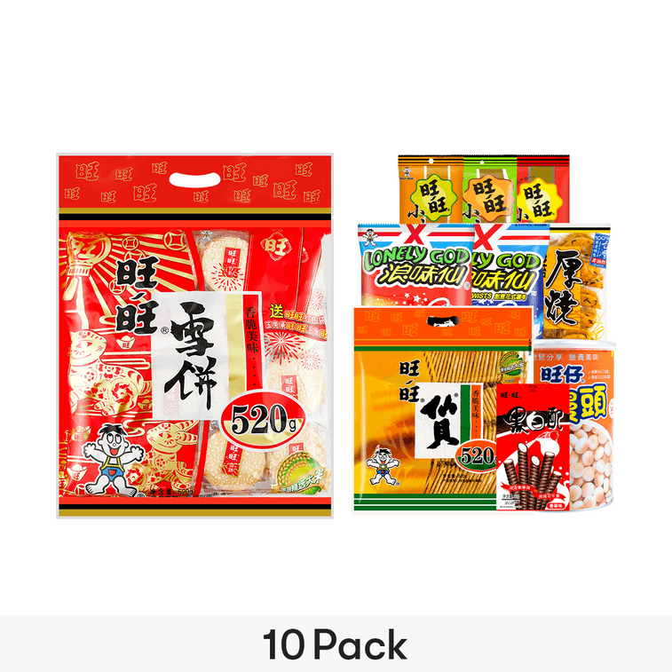 旺 仙貝 原味 分享包 520g 3