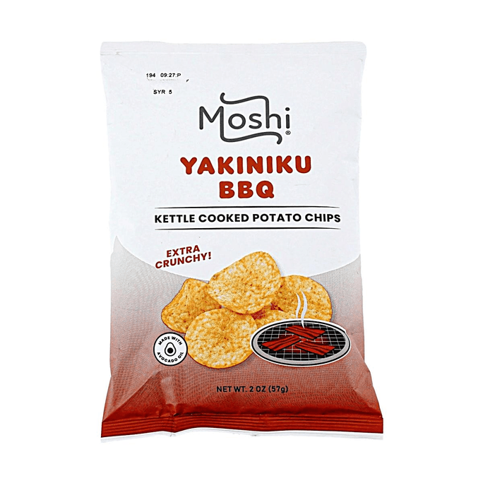 Kettle Cooked Potato Chips Yakiniku BBQ 2.0oz【Extra Crunchy】【Made with Avocado Oil】