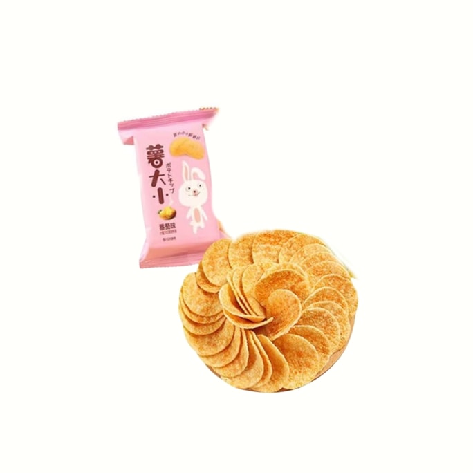 Snacks, potato chips, tomato flavor, 3 packs, 66g