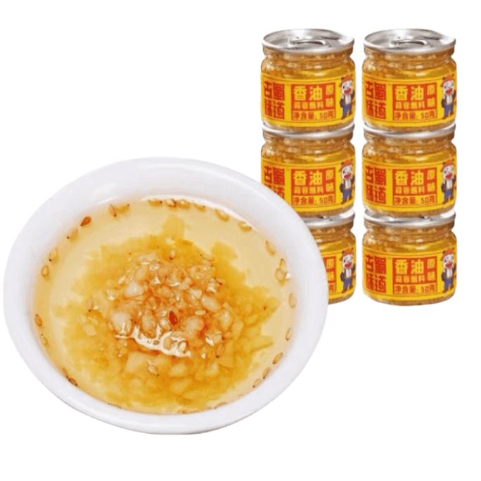 Sesame oil and garlic sauce  50  g  3  bottles