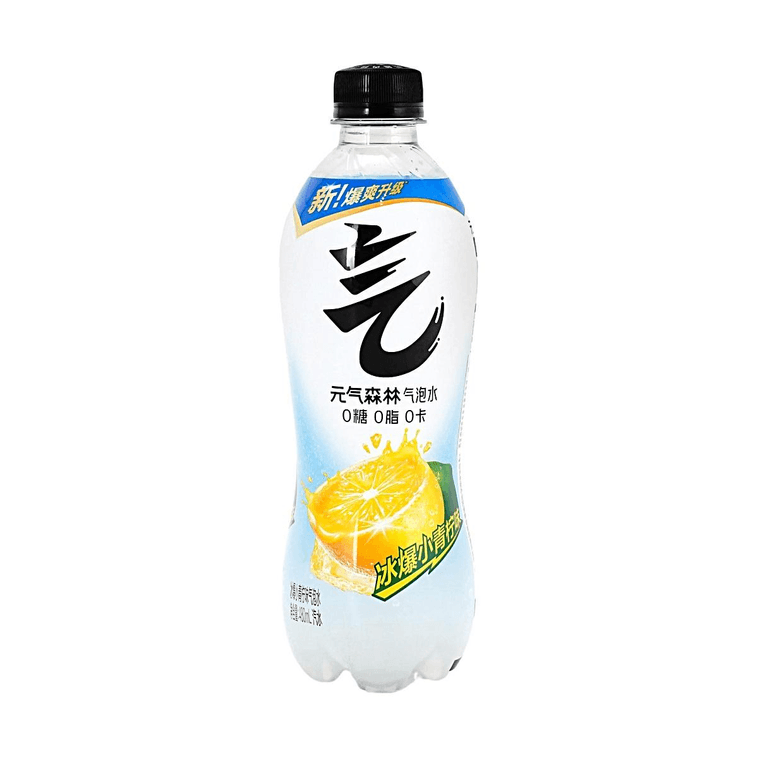 Eau pétillante saveur citron 16,23 fl oz【Contient la vitamine C de 6 citrons !】【0 sucre 0 calories 0 matière grasse】 3