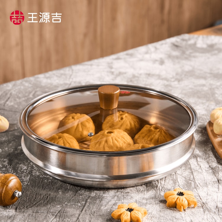調理器具 GEMKOCH MULTI WOK & STEAMER 32CM WANGYUANJI Stainless Steel Steamer For 32CM Carbon Steel Wok 34CM