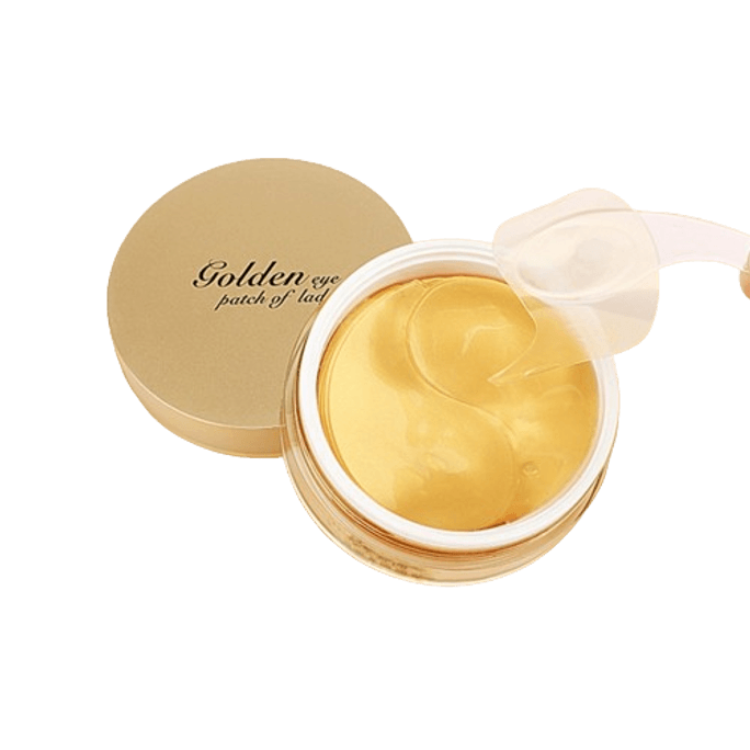 [중국발 다이렉트 메일] 판시 레이디 골드 아이마스크 잔주름 완화, 주름개선 아이백, 탄력, 주름개선, 수분,보습눈가, 60정