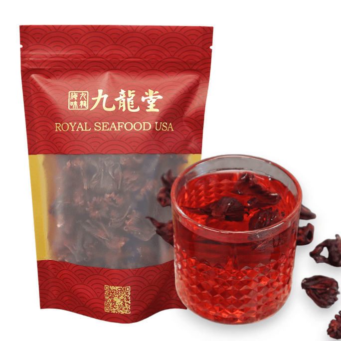 Premium Dried Hibiscus Flowers (Luo Shen Hua) 2oz