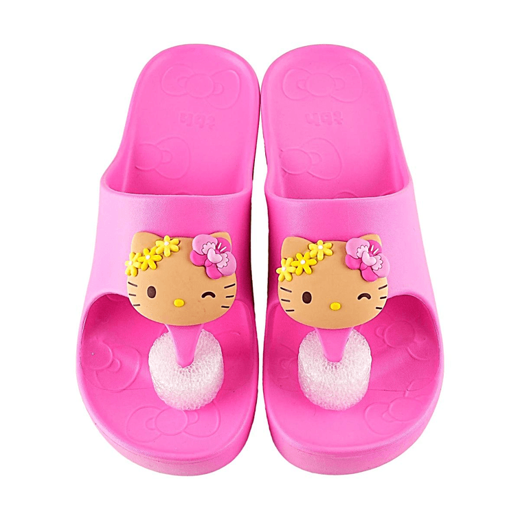 野兽派 Hello Kitty 聯名 立體造型坡跟拖鞋 玫粉 37-38 【Hello Kitty 聯名款】【輕盈坡跟】 12