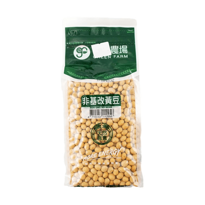 台湾日正 GREEN FARM青的农场  非基改黄豆 550g 【打豆浆用】