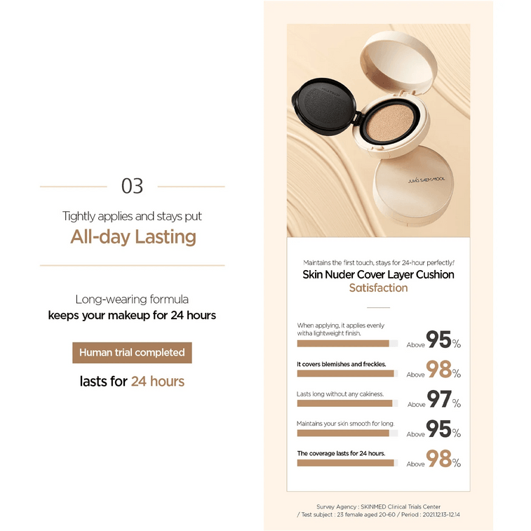 Skin Nuder Cover Layer Cushion 14g 22 Light 6