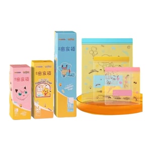 [중국에서 온 다이렉트 메일] 포켓몬 신선도 유지봉투, 식품등급, 가정용 밀봉 및 포장 보관봉투, 냉장고 특수 밀봉봉투, 대형 봉지, 10개丨*예상 도착 시간 3~4주