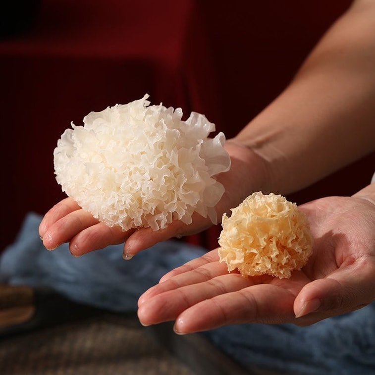 Organic silver ear pure natural additive-free linden silver ear dry goods easy to cook easy to produce gum snow ear white wood ear sulfur-free ear 130g 9