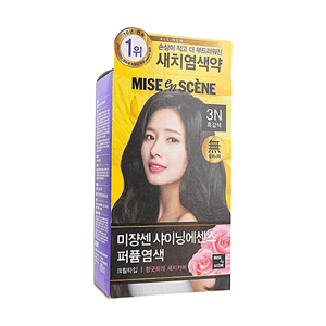빛나는 에센스 향수 헤어 컬러 #3N 블랙 브라운 3.53 oz 아르간 오일 암모니아 프리 새치 커버