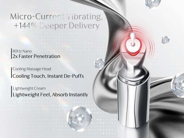 谷雨 【囤货装两支】外泌素抗衰光频眼霜【光电美眼仪】【3min淡眼纹】【1夜眼周速焕亮】【淡黑眼圈】淡化细纹黑眼圈 美白修护 紧致 按摩头 25g