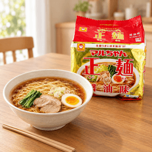 Seimen Instant Ramen Noodles, Shoyu - Soy Sauce Flavor, 5 Pack, 18.52 oz