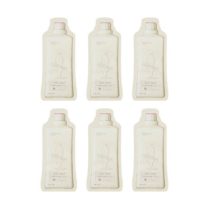 Fragrance Laundry Gel Sakura Romance,0.34 fl oz Travel Size 6 Packs