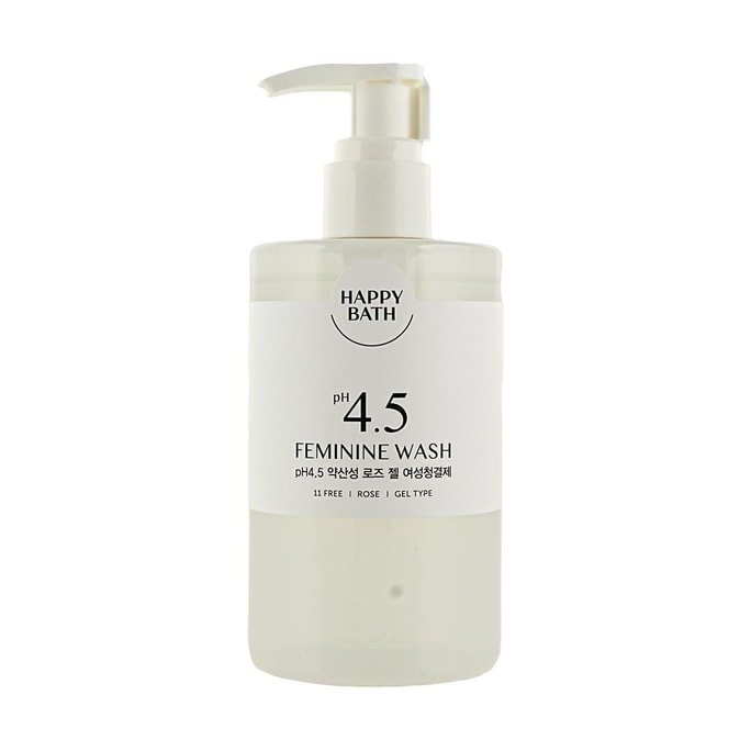 해피배스 pH 4.5 약산성 젤 여성 청결제 #로즈향, 290ml