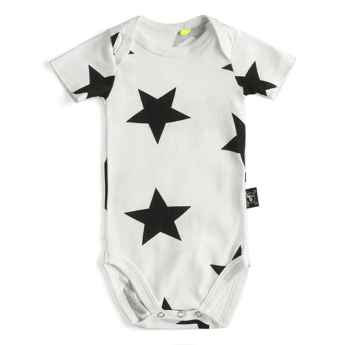 MOM LOVES ME ベビースターワンジー - ホワイト - 6～12ヶ月