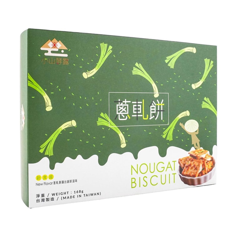 台湾小山等露 葱轧饼干  168g 3