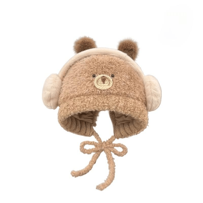 Little Bear Style cute plush earmuffs (56-58cm) *1 piece