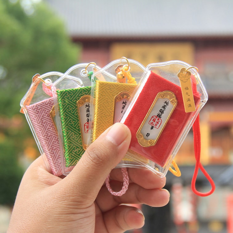 【中国直送】RAMBLE サシェ サシェ 祐祥飾り袋 地蔵菩薩シリーズ 平和のお守り・駒 九華山限定 3