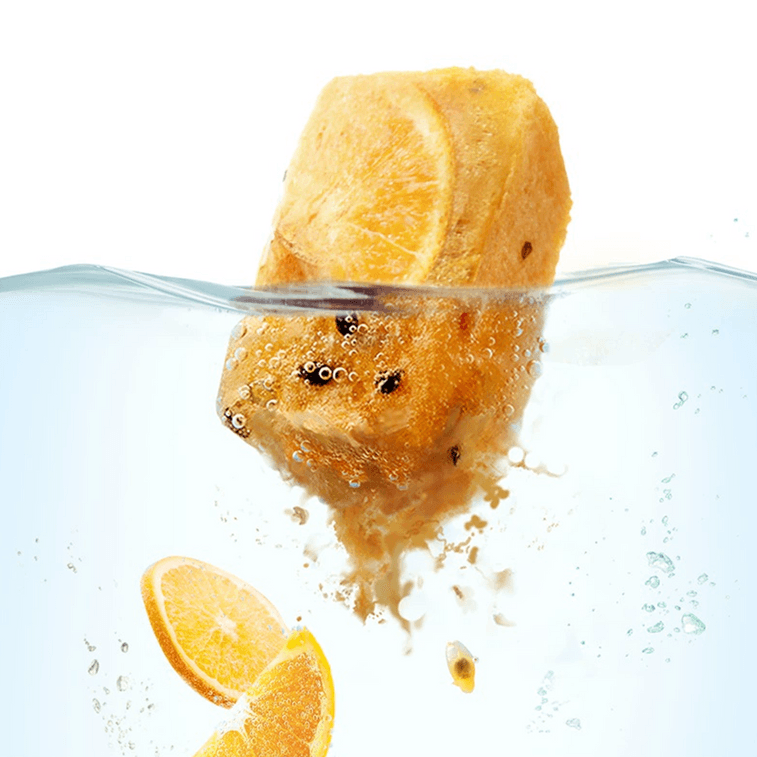 フレッシュフルーツティー 4カップ、ジャスミンパッションオレンジ、砂糖0、脂肪0、低カロリー、0.85オンス 6