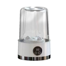 Mini Washing Machine Wireless Plug-Free Two-Wave Settings Dual Cleaning Modes 2L【Blue and white mixed send】