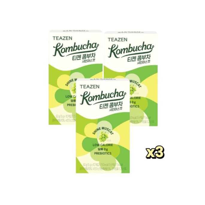Low-Calorie Sugar-Free Fermented Drink Shine Muscat Grape Flavor 10Sticks3Box