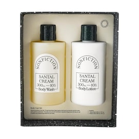 Body Care Set, Body Wash + Body Lotion Set, Santal Cream,10 fl oz*2ea
