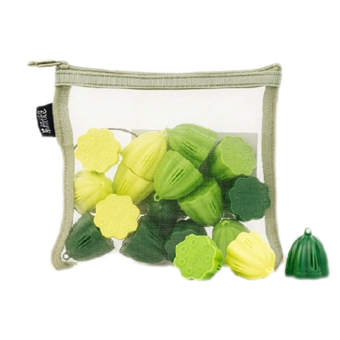 Modern China TeaShop Small Lotus Jar Peach Oolong + Gardenia Green Tea 10PCS 1Box