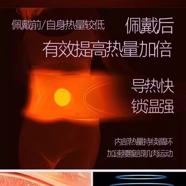 EMS Abdominal Massage Belt for Fat Reduction and Toning - White 4