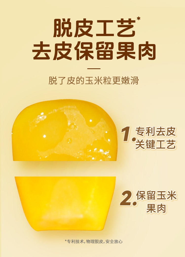 【中國直郵】 親耕 脫皮玉米粒 水果玉米甜玉米粒開袋即食去皮早餐60g*10袋【600g】