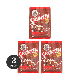 Crunchball Protein Shake Chocolate 1.8oz *3【3 팩】