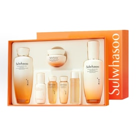 【香港直邮】 韩国 SULWHASOO 雪花秀 滋盈琉光水乳礼盒护肤套装(七件套)25年最新款礼盒