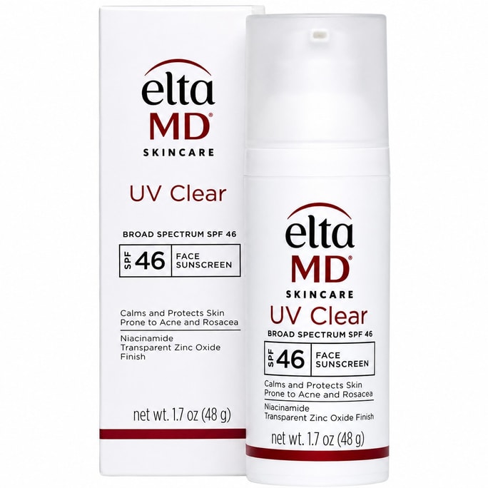 미국 EltaMD UV 클리어 광범위 페이셜 선스크린 SPF46 1.7oz 2개 세트